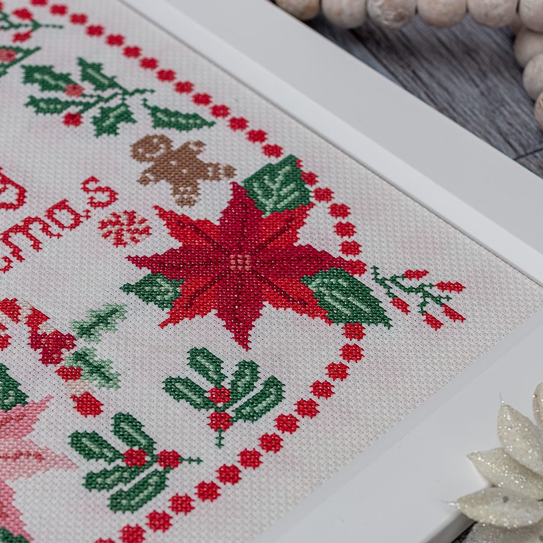 "Have Yourself a Merry Christmas" Cross Stitch Pattern - Printed Pattern Sheet