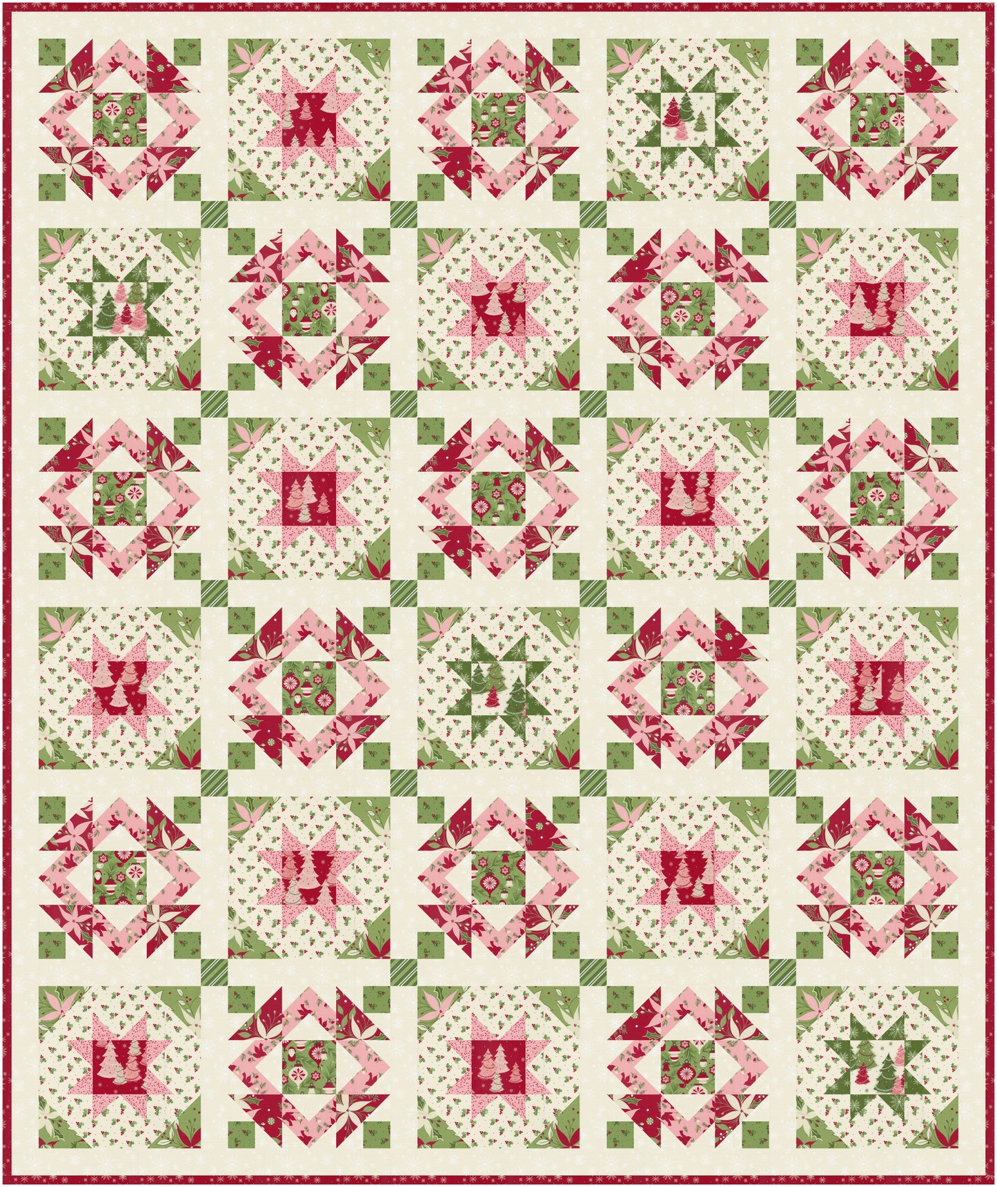 NEW! Once Upon a Christmas "Gather 'Round" Quilt Pattern (Downloadable PDF)