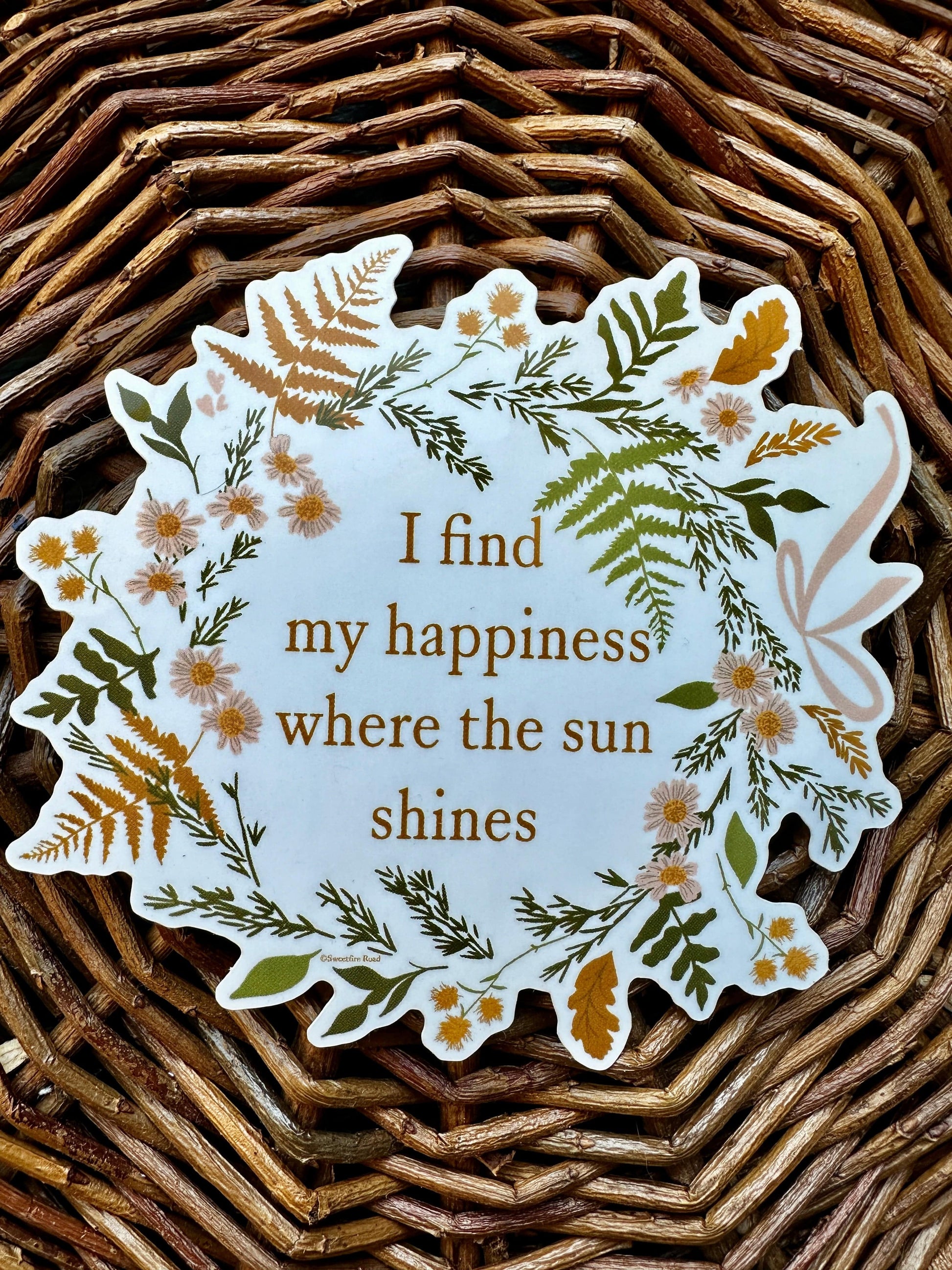"I find my sunshine" Sticker (In stock - order now!)