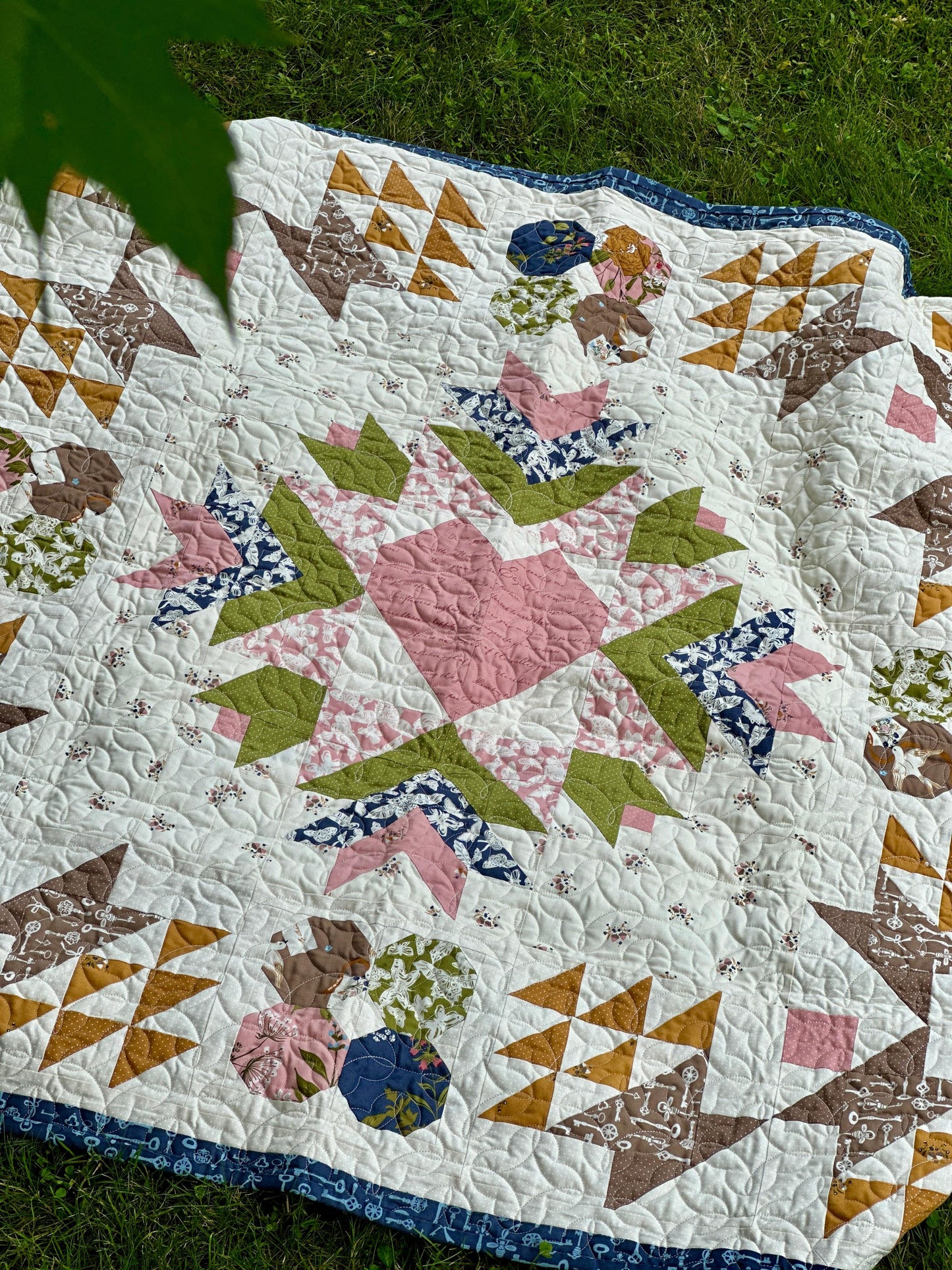 Moda Enchantment "Gardener's Heart" Quilt Pattern (DIGITAL DOWNLOAD)