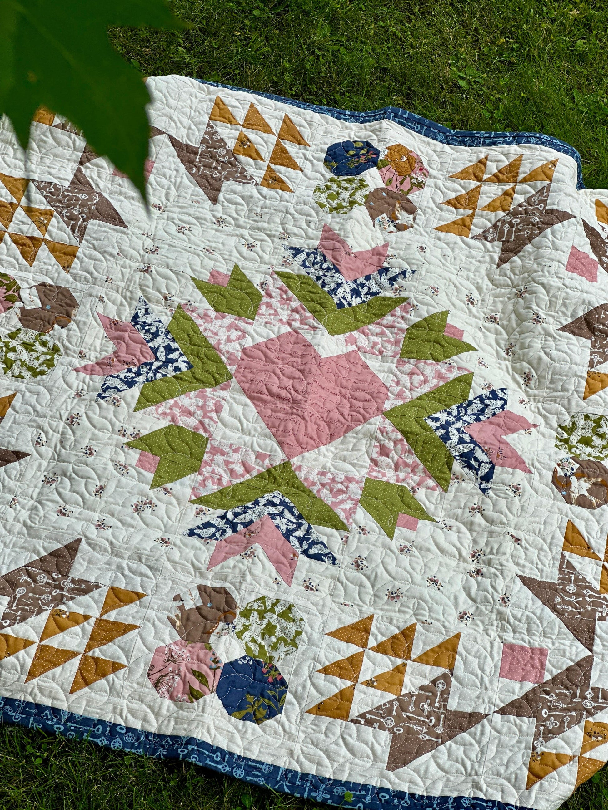 Moda Enchantment "Gardener's Heart" Quilt Pattern (DIGITAL DOWNLOAD)