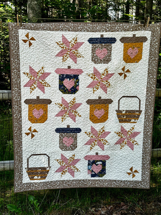 Moda Enchantment "Gathering Acorns" Quilt Pattern (DIGITAL DOWNLOAD)