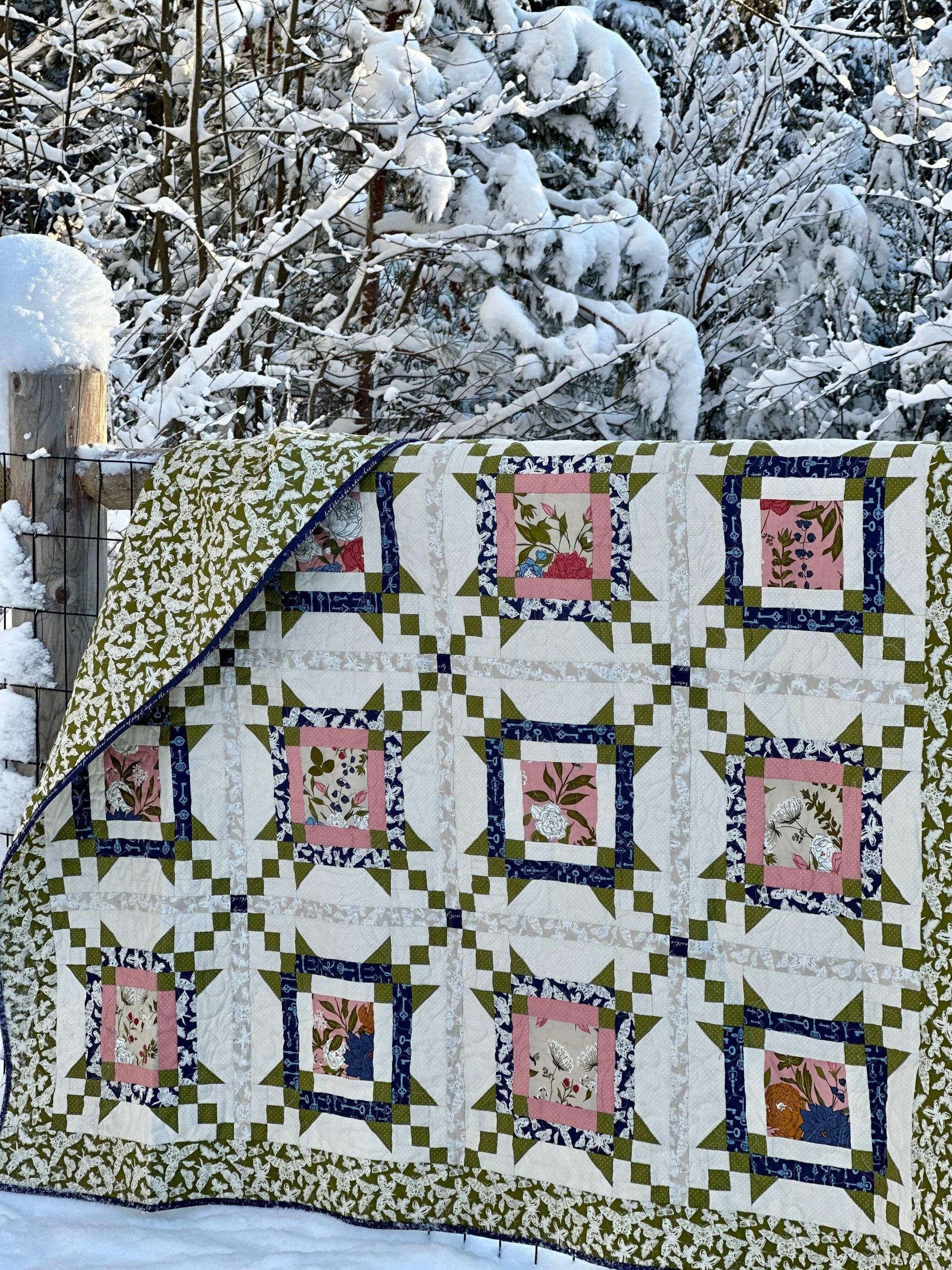 Moda Enchantment "Stepping Stones" Quilt Pattern (DIGITAL DOWNLOAD)