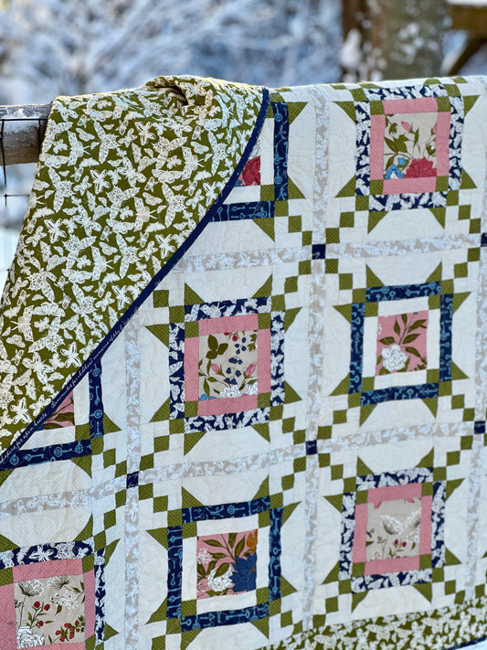 Moda Enchantment "Stepping Stones" Quilt Pattern (DIGITAL DOWNLOAD)