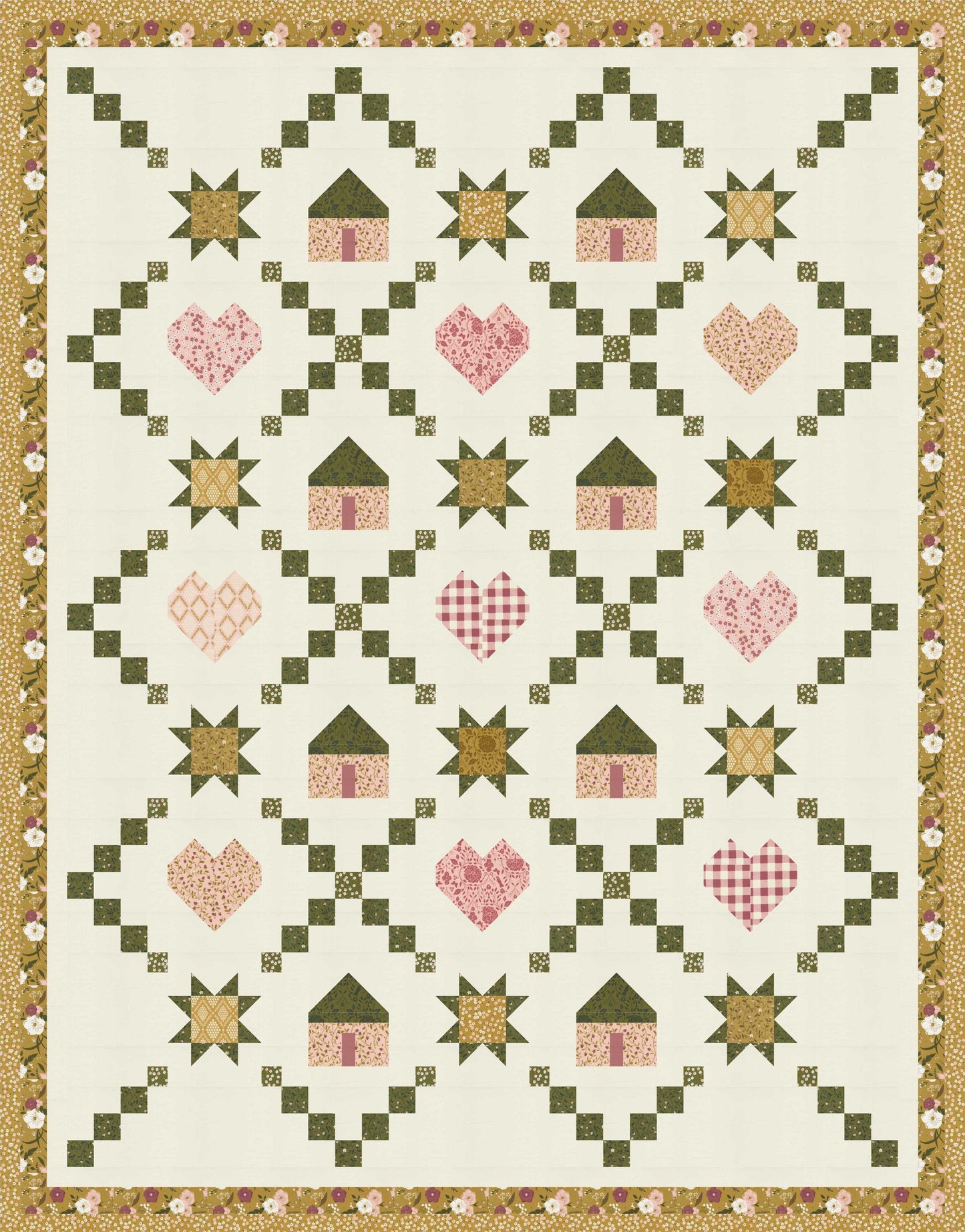 Moda Evermore "Cottage Home" Quilt Pattern (DIGITAL DOWNLOAD)