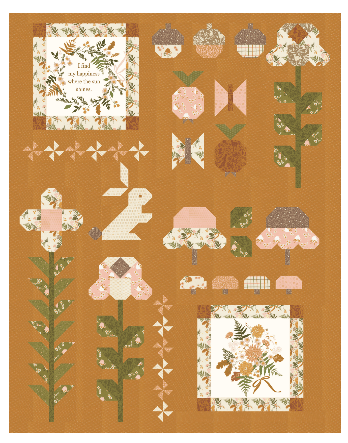 Moda Frivolity "Forest Party" Quilt Pattern (DIGITAL DOWNLOAD)