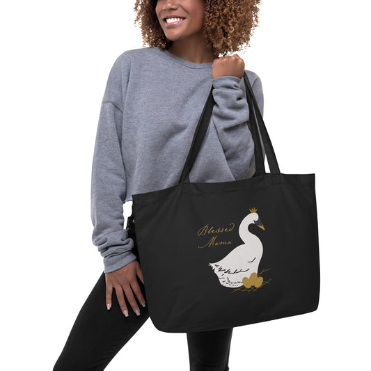 Organic Market Bag "Blessed Mama" (Order now for holiday delivery!)