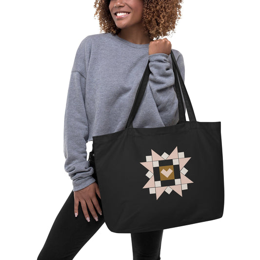Organic Market Bag "Love Quilting"