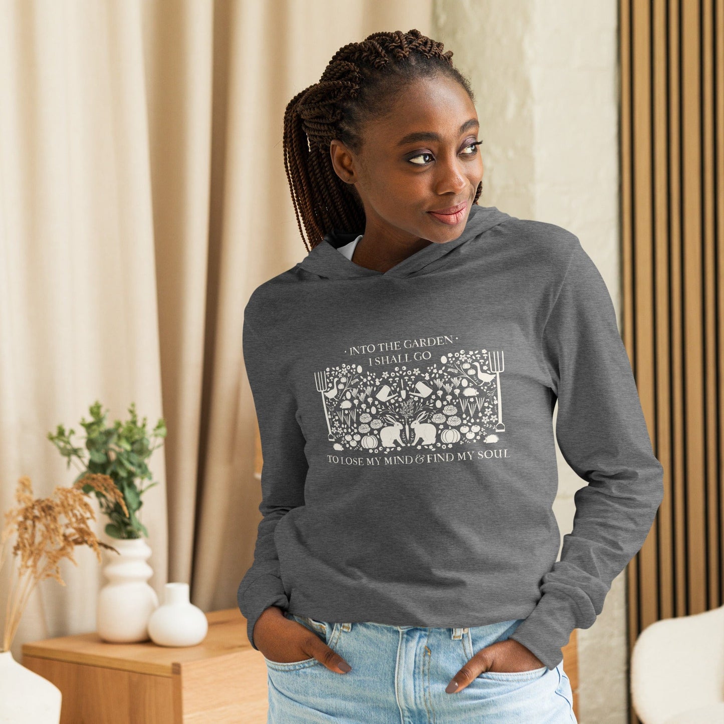 Unisex Hooded Tee "Into the Garden"