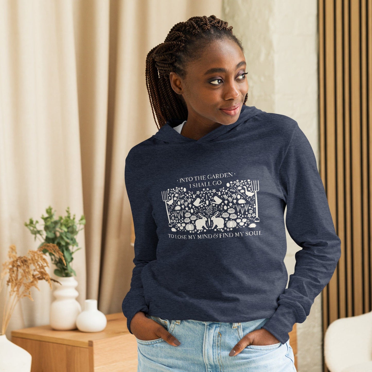 Unisex Hooded Tee "Into the Garden"