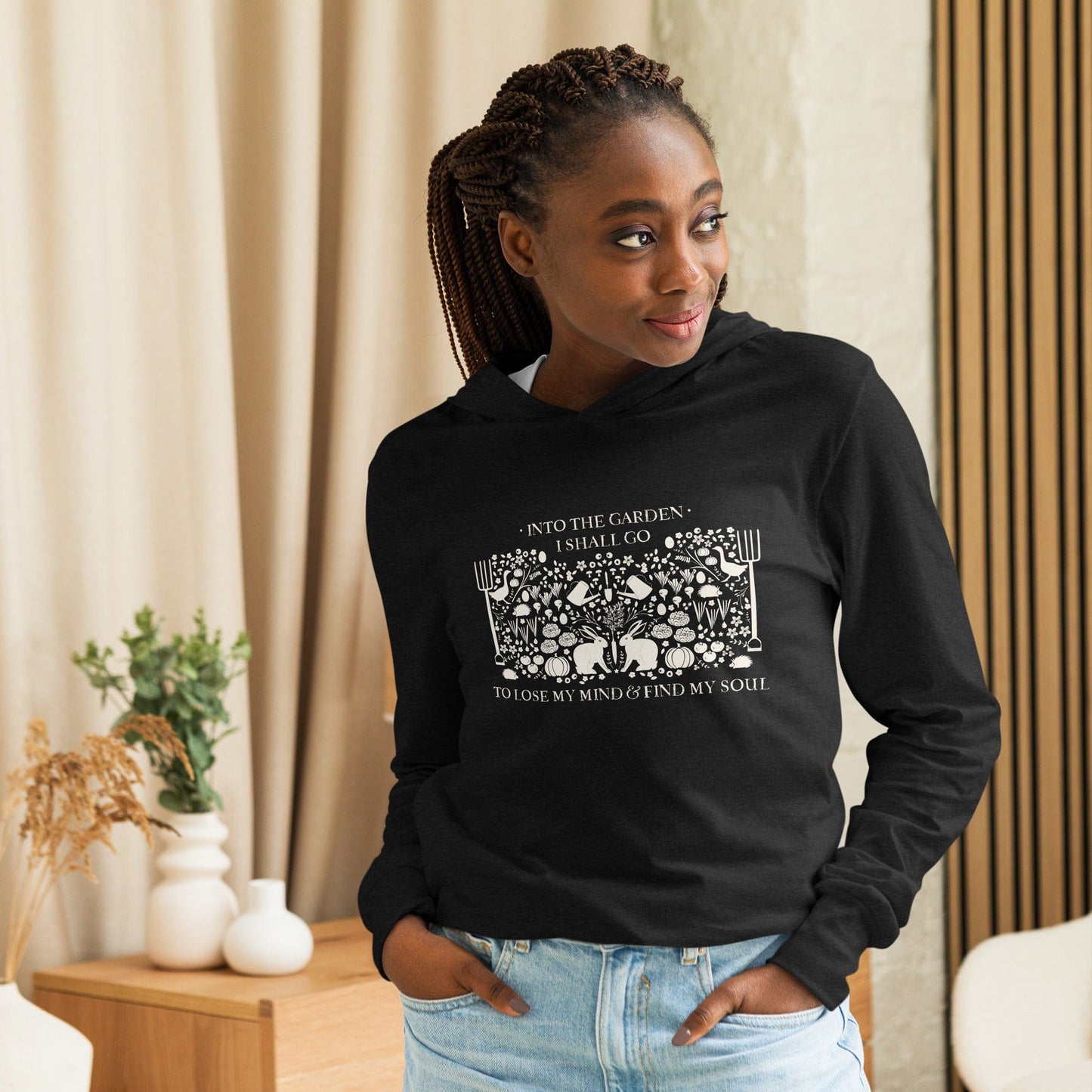 Unisex Hooded Tee "Into the Garden"