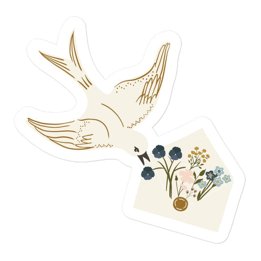 Winged Messenger Sticker (Order now for holiday delivery!)