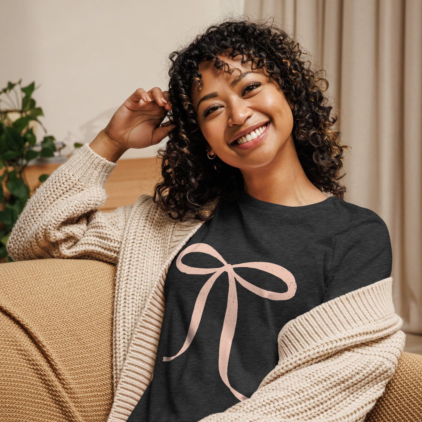 Women's Tee "Pink Bow"