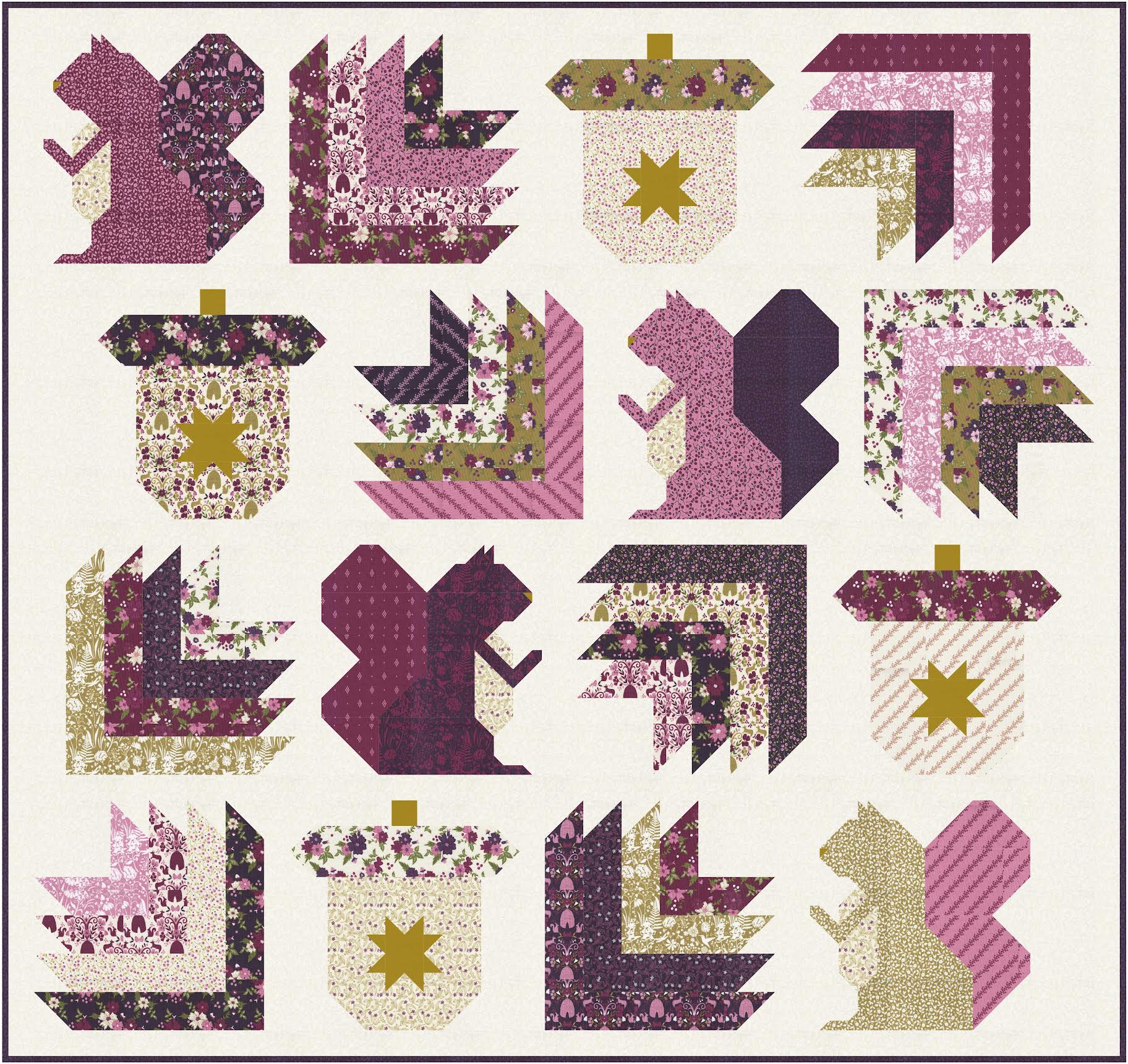 Birch Branches Downloadable PDF Quilt Pattern, Sweetfire Road