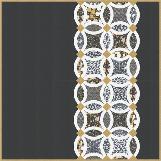 Moda Midnight in the Garden "Garden Trellis" Quilt Pattern (DIGITAL DOWNLOAD)