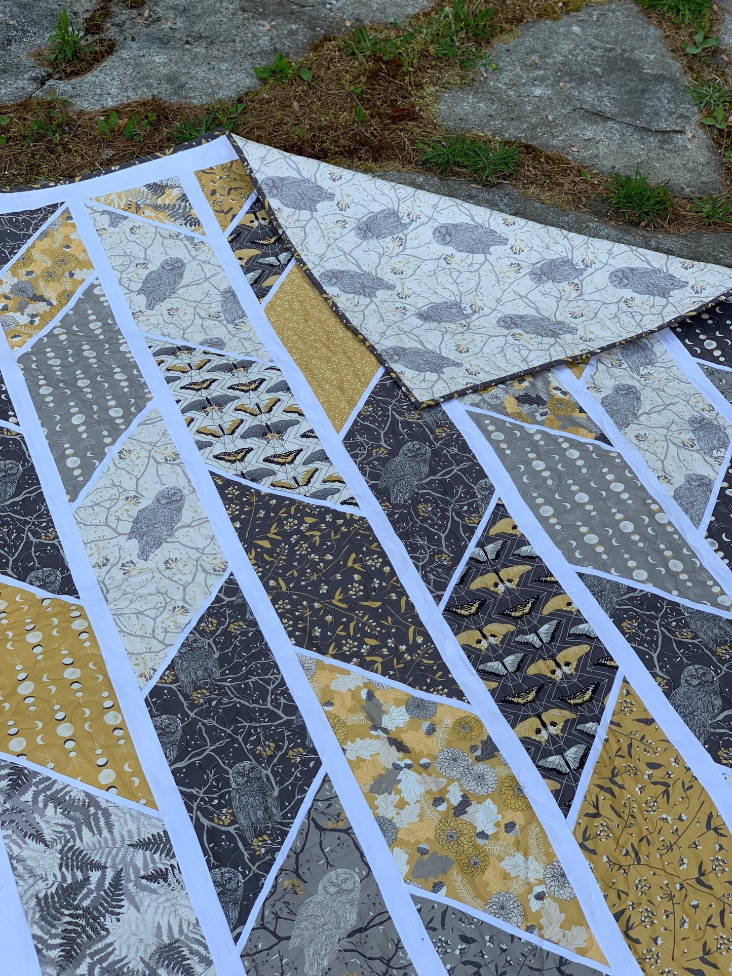 Moda Through the Woods "Birch Branches" Quilt Pattern (DIGITAL DOWNLOAD)