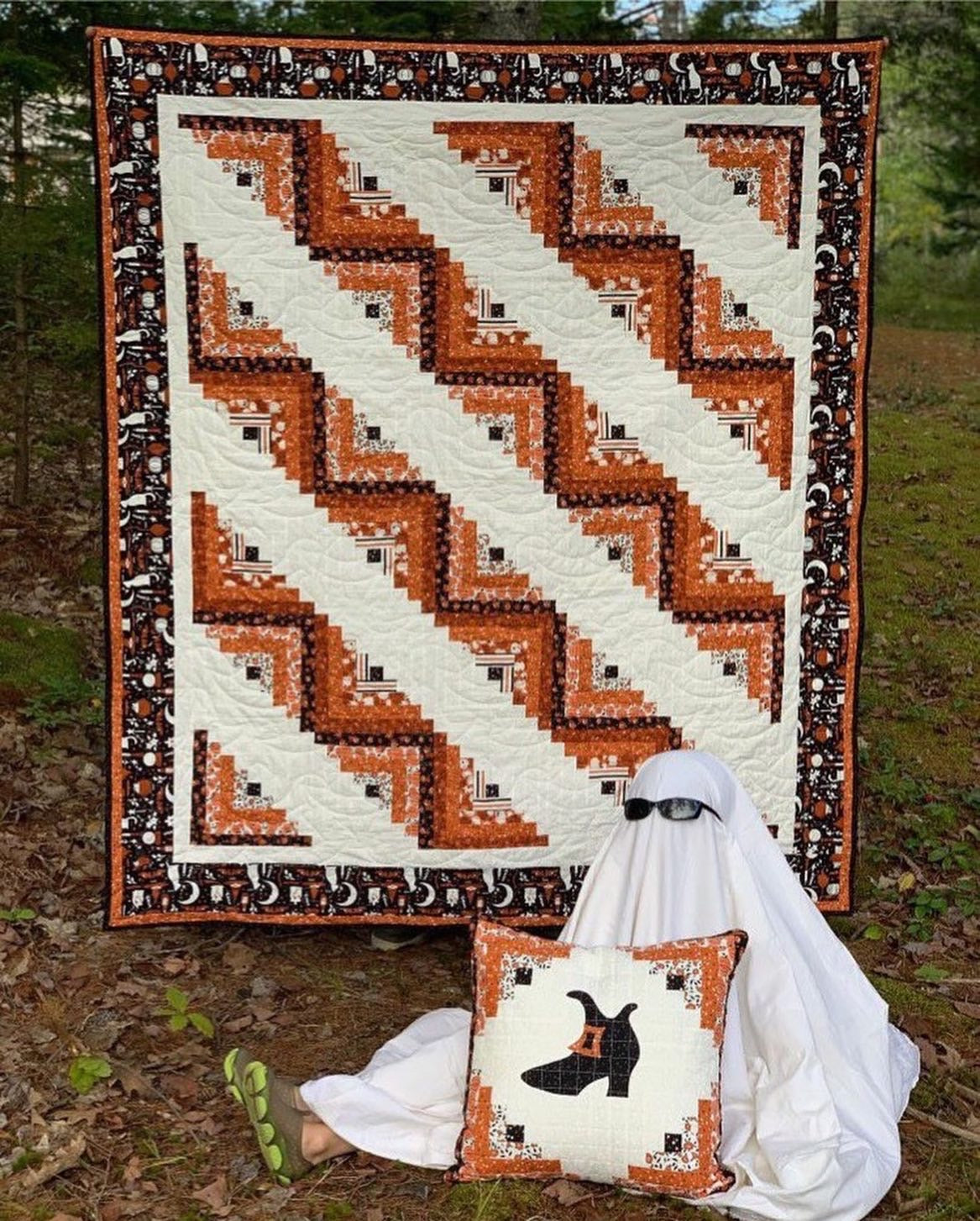 Spellbound "Witchy Delight" Quilt + Pillow Pattern (Downloadable PDF)