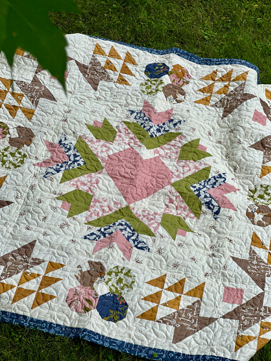 Enchantment "Gardener's Heart" Quilt Pattern (DIGITAL DOWNLOAD)