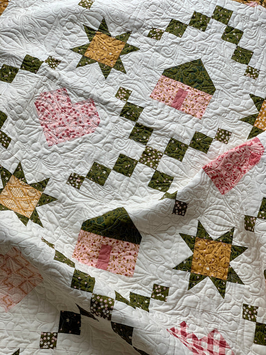 NEW! Evermore "Cottage Home" Quilt Pattern (Downloadable PDF)