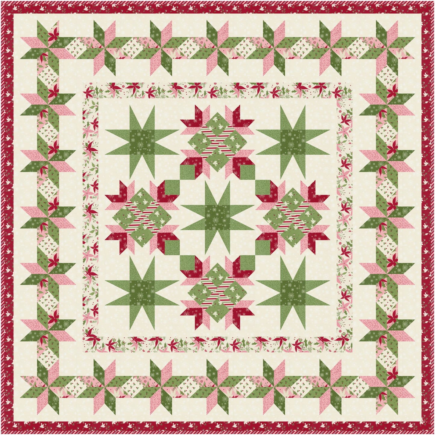 NEW! Once Upon a Christmas "Christmas Joy" Quilt Pattern (Downloadable PDF)