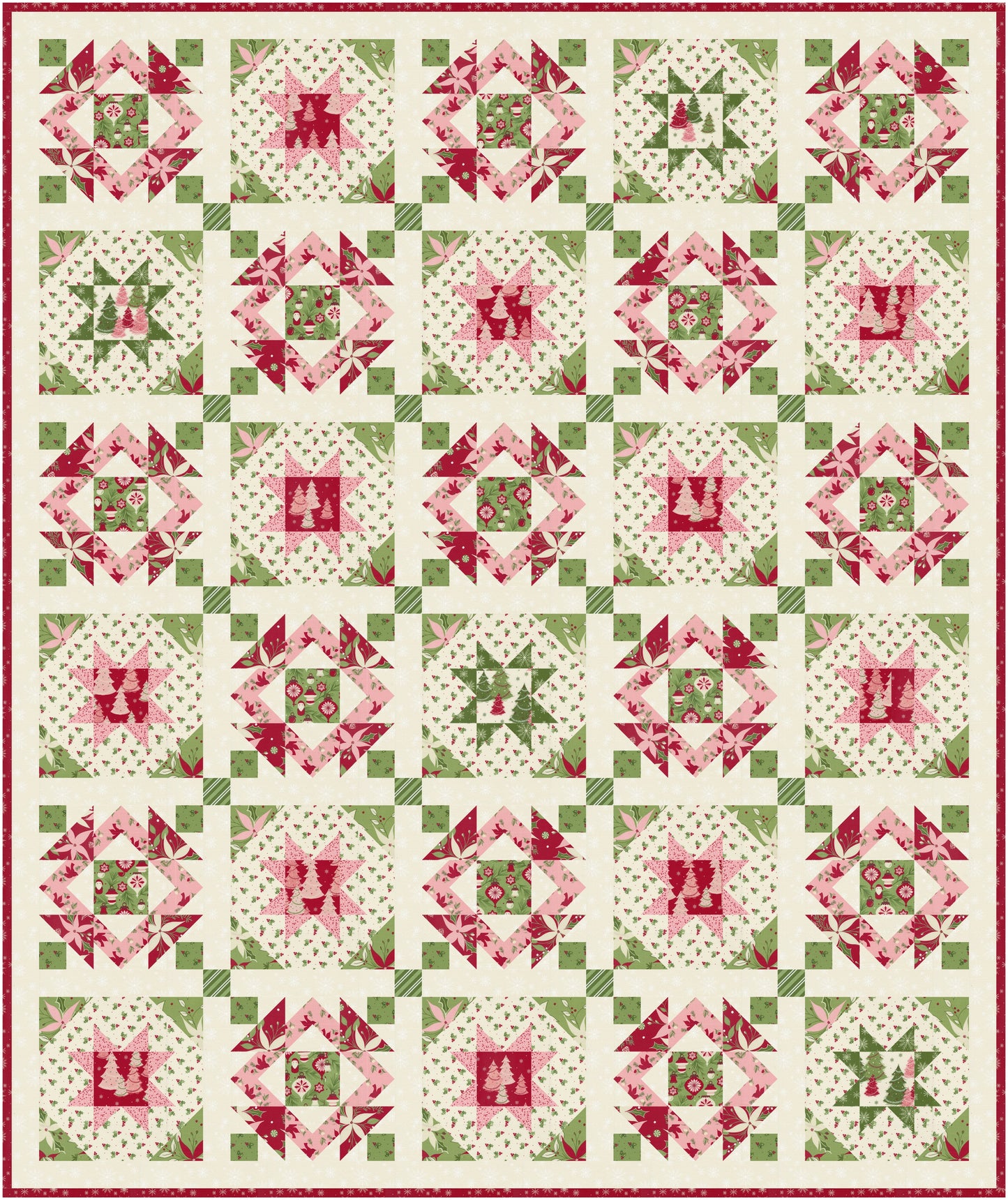 Once Upon a Christmas "Gather 'Round" Quilt Pattern (Downloadable PDF)