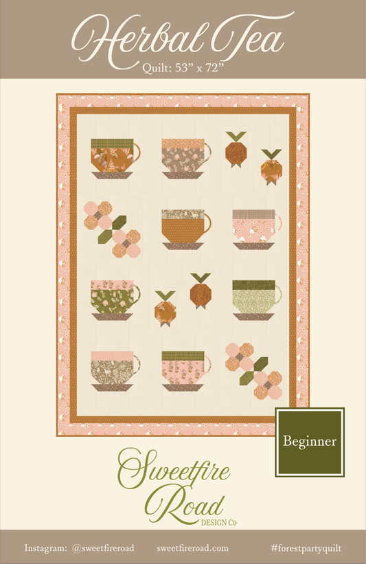 Moda Frivolity - Herbal Tea Quilt Printed Pattern *PREORDER*