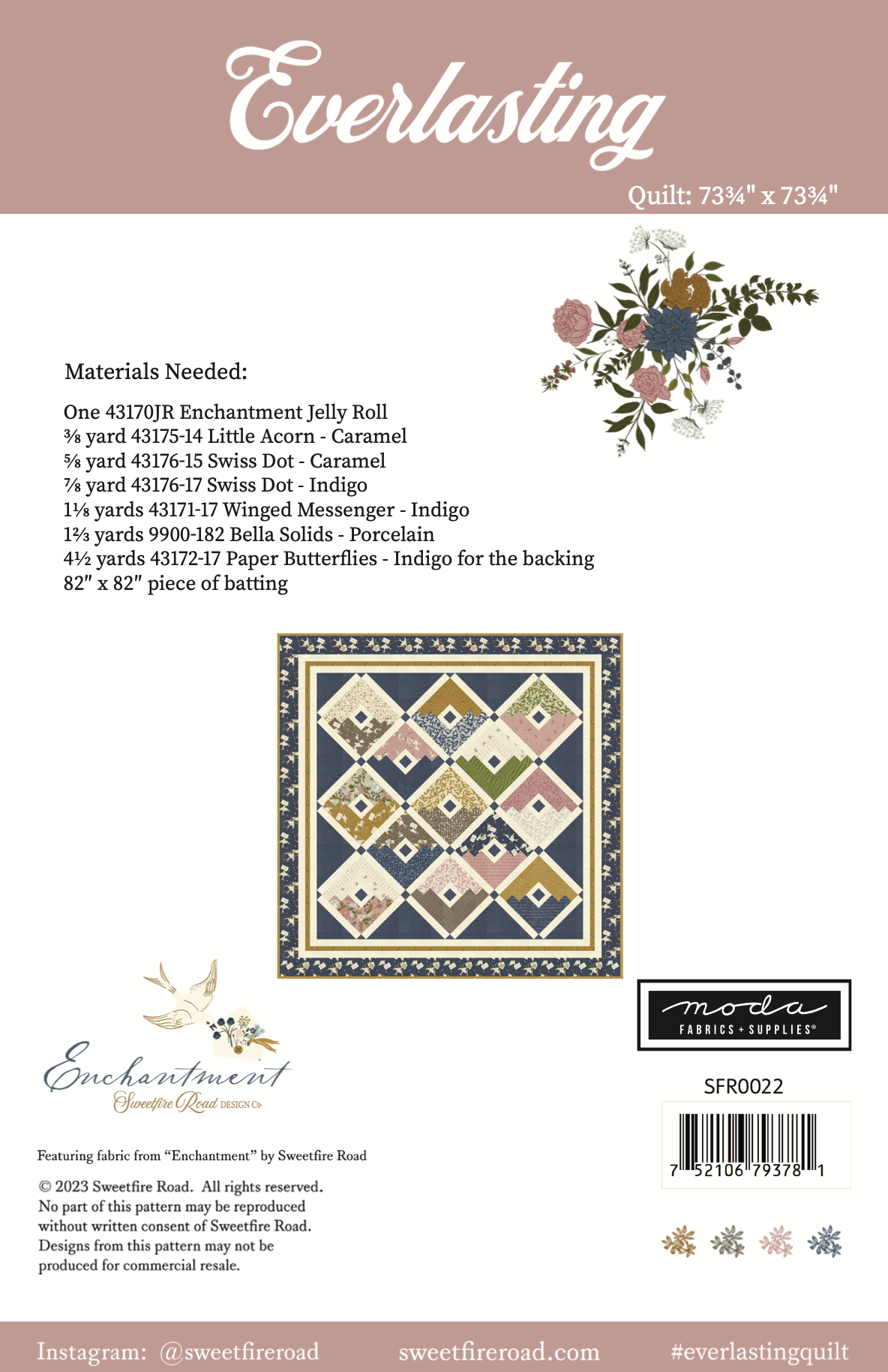 NEW! Enchantment "Everlasting" Quilt Pattern (Downloadable PDF)