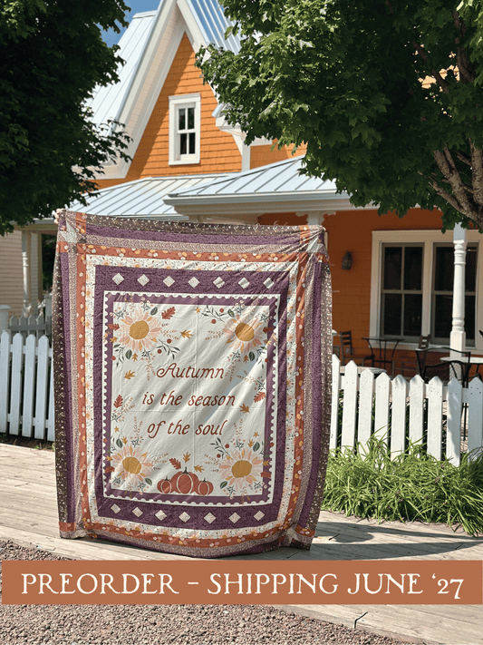 "Autumn Soul" Quilt Pattern - Downloadable PDF - PREORDER/JUNE 2027 SHIP