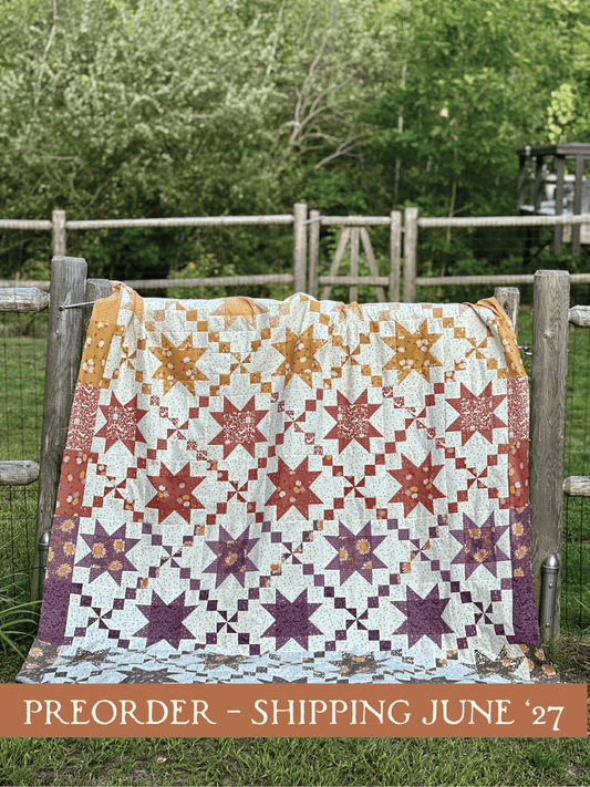"Cider Ridge Sky" Quilt Pattern - Downloadable PDF - PREORDER/JUNE 2027 SHIP
