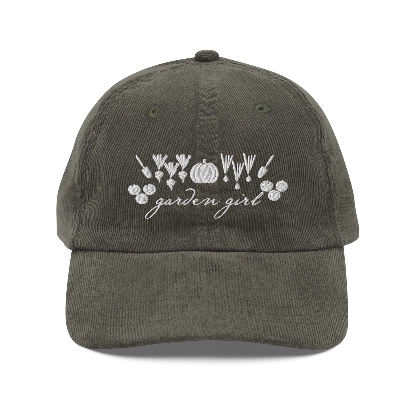 "Garden girl" Vintage corduroy cap