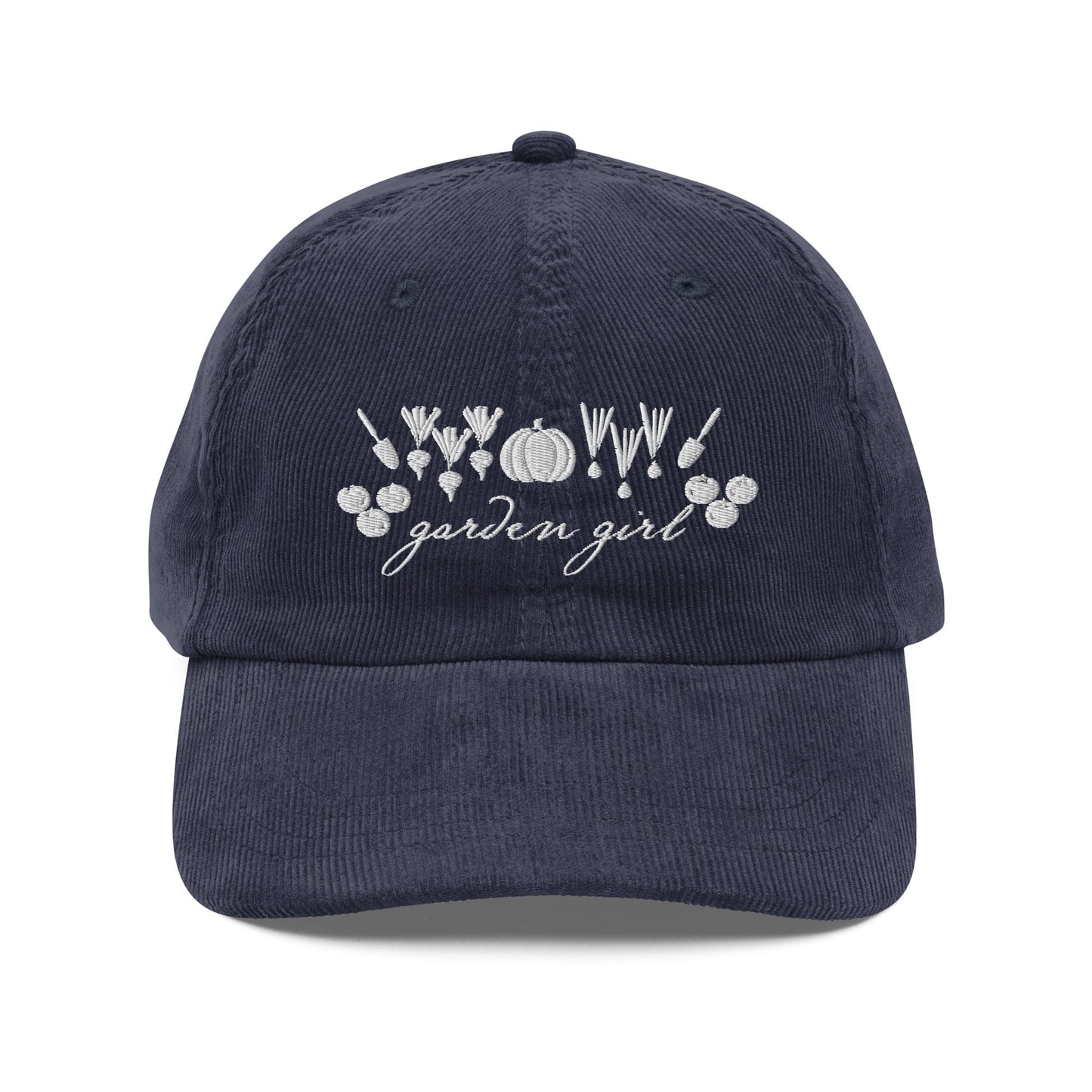 "Garden girl" Vintage corduroy cap