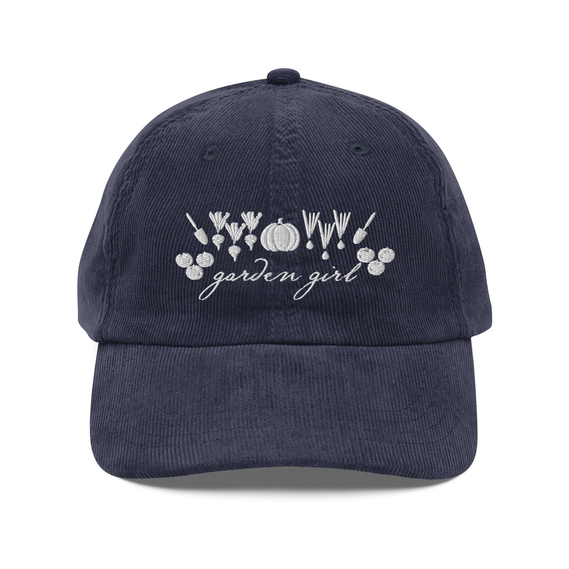 "Garden girl" Vintage corduroy cap