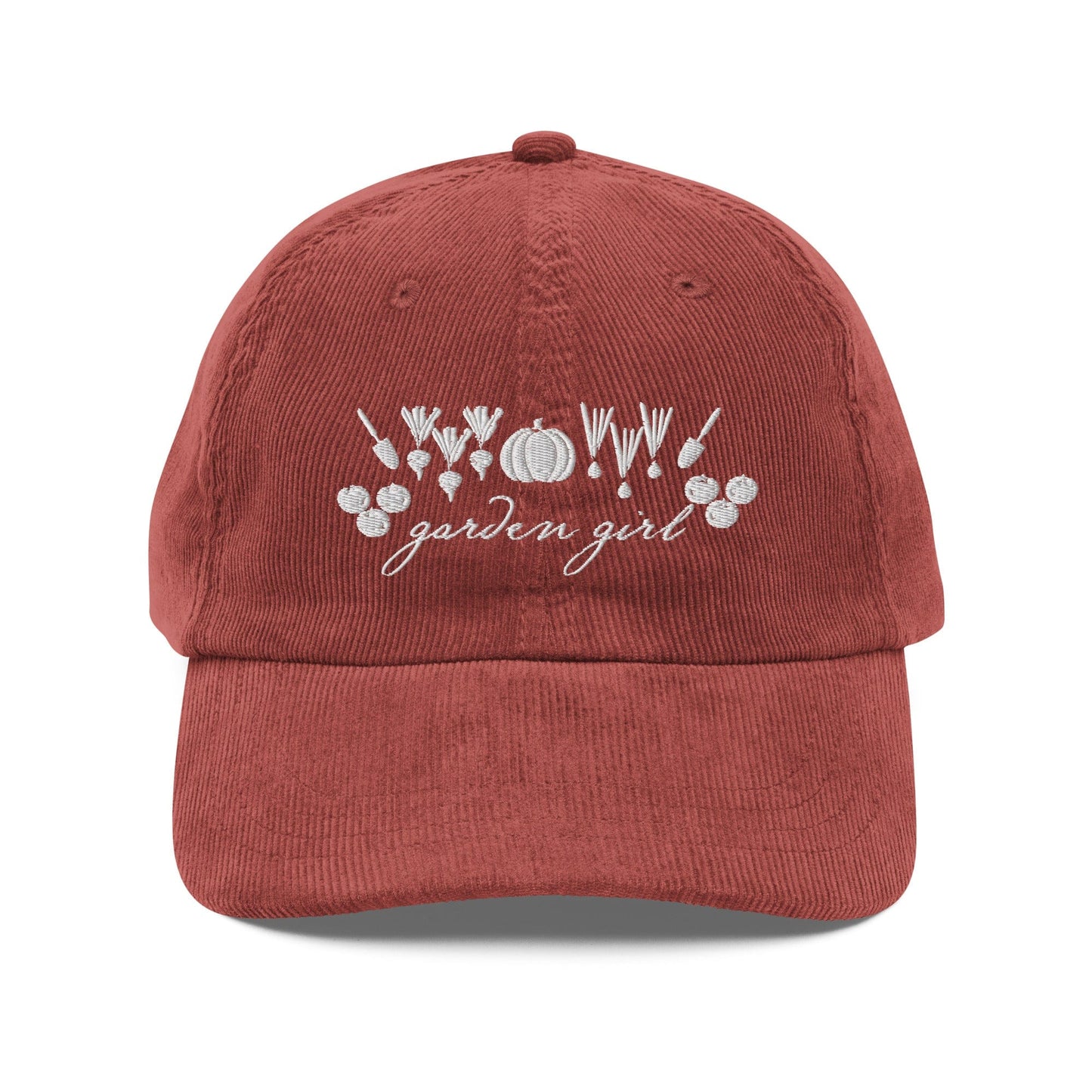 "Garden girl" Vintage corduroy cap
