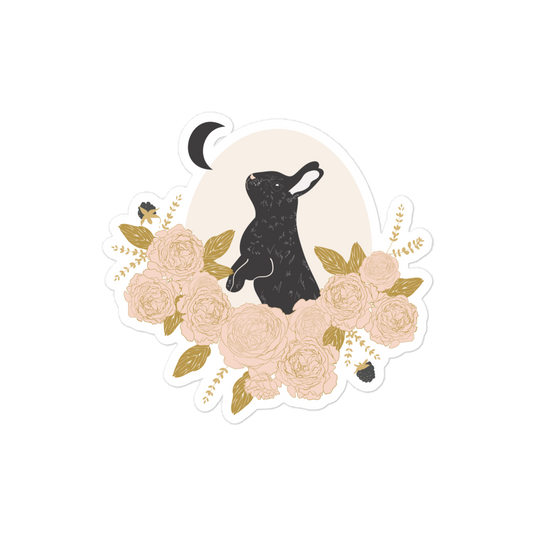 Bunny Moon Sticker