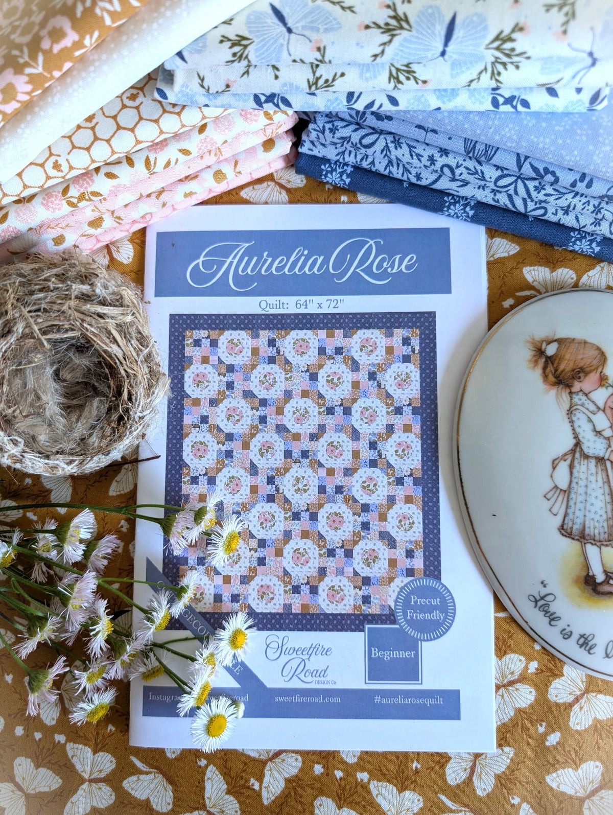 Moda "Aurelia Rose" Quilt Pattern - Downloadable PDF