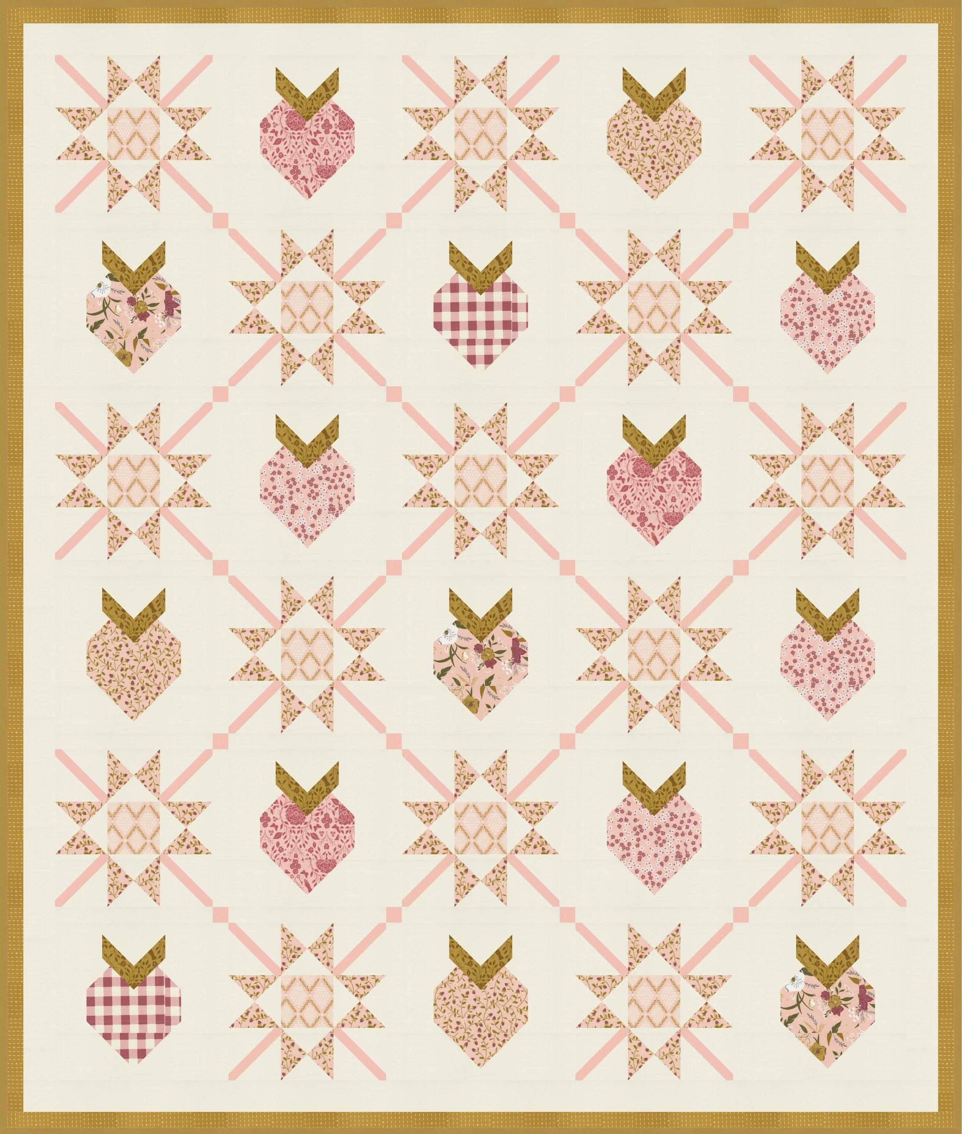 Moda Evermore "Strawberry Summer" Quilt Pattern (DIGITAL DOWNLOAD)