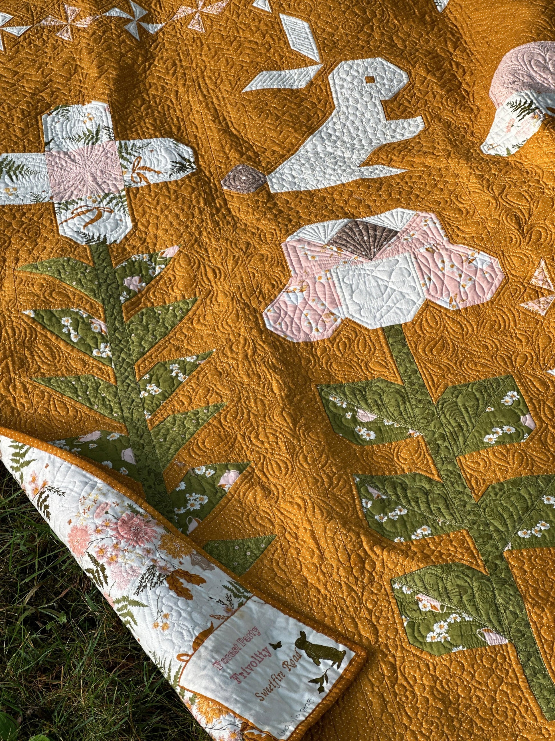 Moda Frivolity "Forest Party" Quilt Pattern (DIGITAL DOWNLOAD)