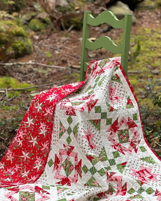 Moda Once Upon a Christmas "Gather 'Round" Quilt Pattern (DIGITAL DOWNLOAD)