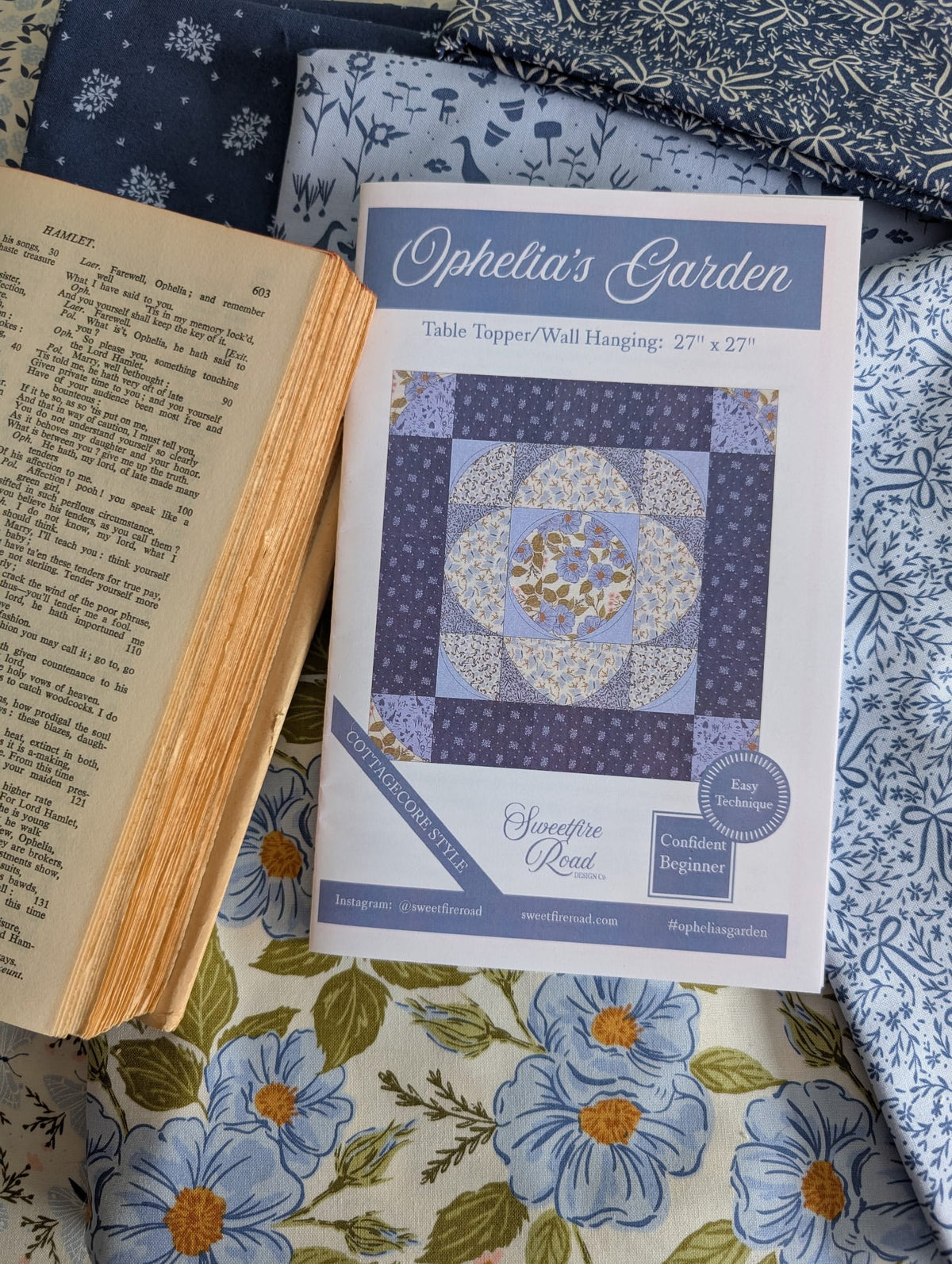 Moda "Ophelia's Garden" Quilt Pattern - Downloadable PDF