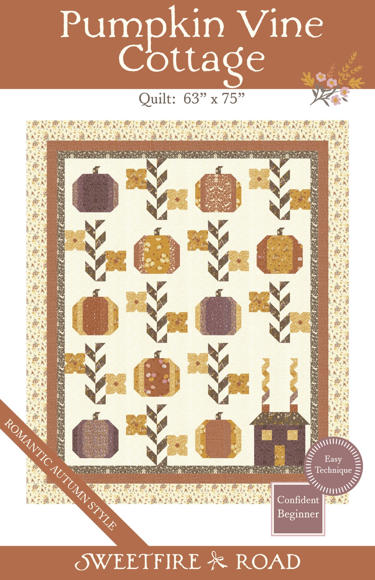 Moda "Pumpkin Vine Cottage" Quilt Pattern - Downloadable PDF - PREORDER/JUNE 2027 SHIP (Copy)