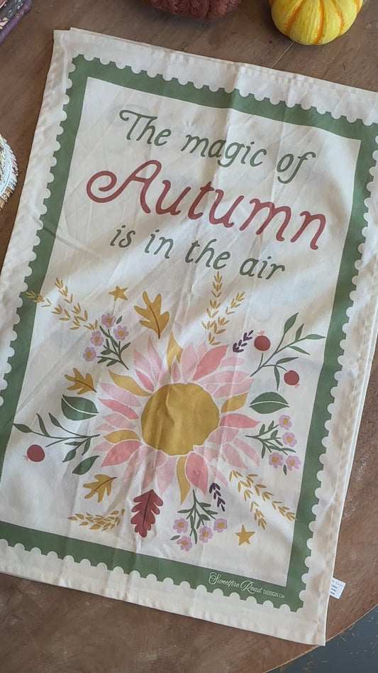 Autumn Rising Tea Towels - Set of 3 - PREORDER/June 2027 SHIP