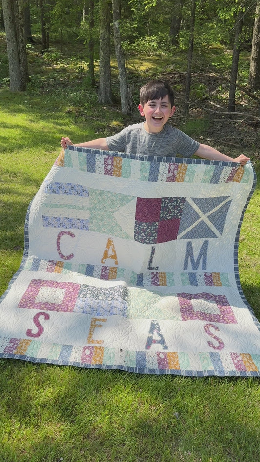 Calm Seas Quilt Pattern (DIGITAL DOWNLOAD)