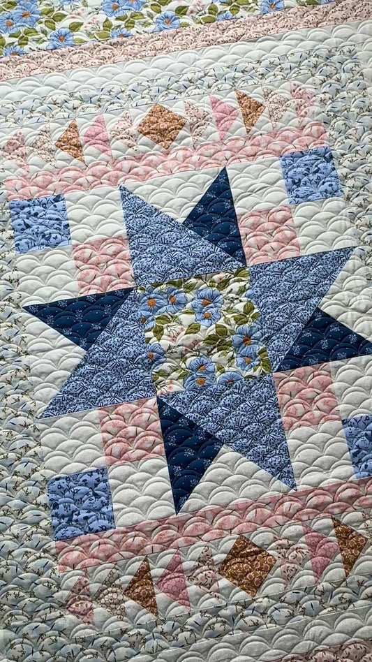 "Flora's Song" Quilt Pattern - Downloadable PDF