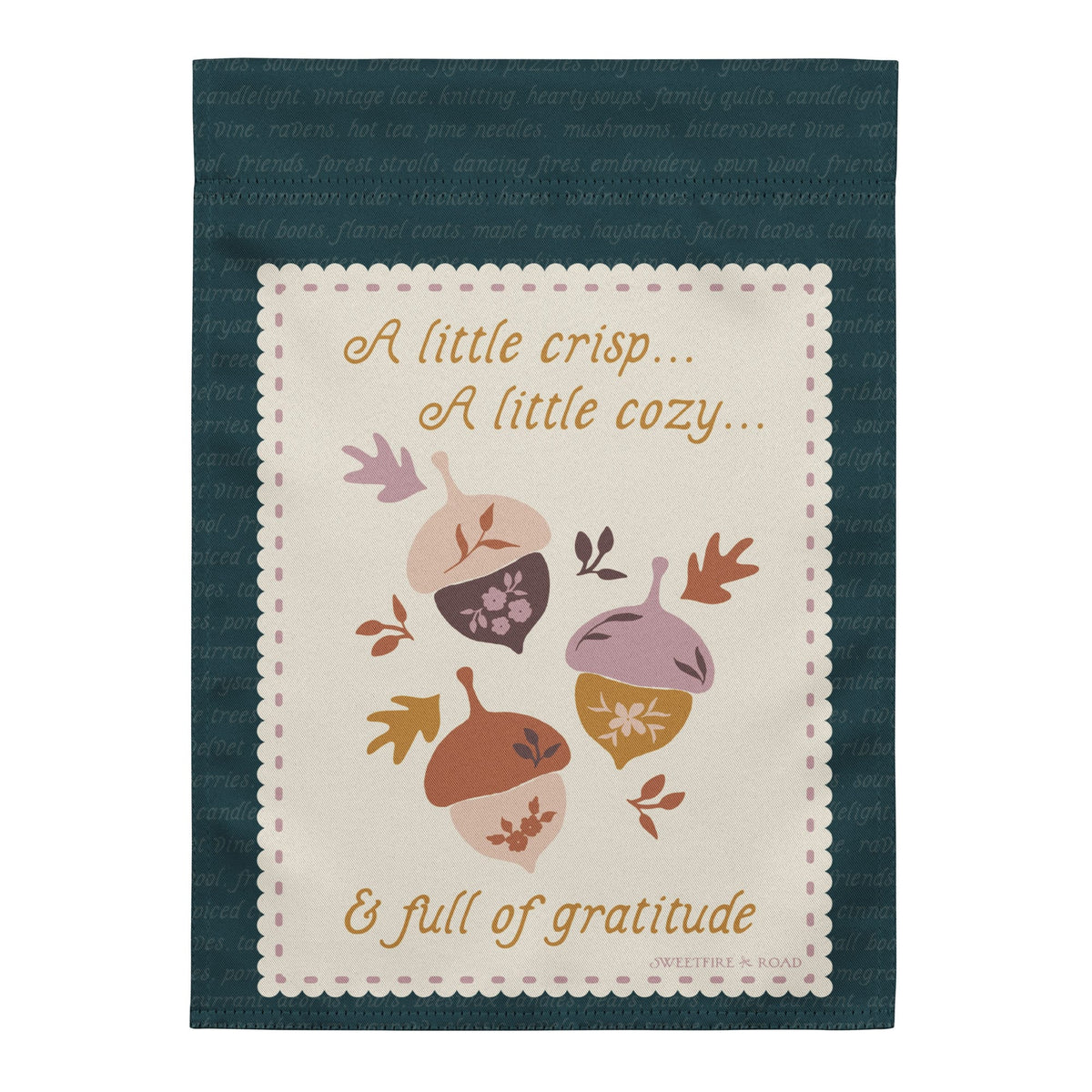 SUBLIMATION "A Little Cozy" Garden flag