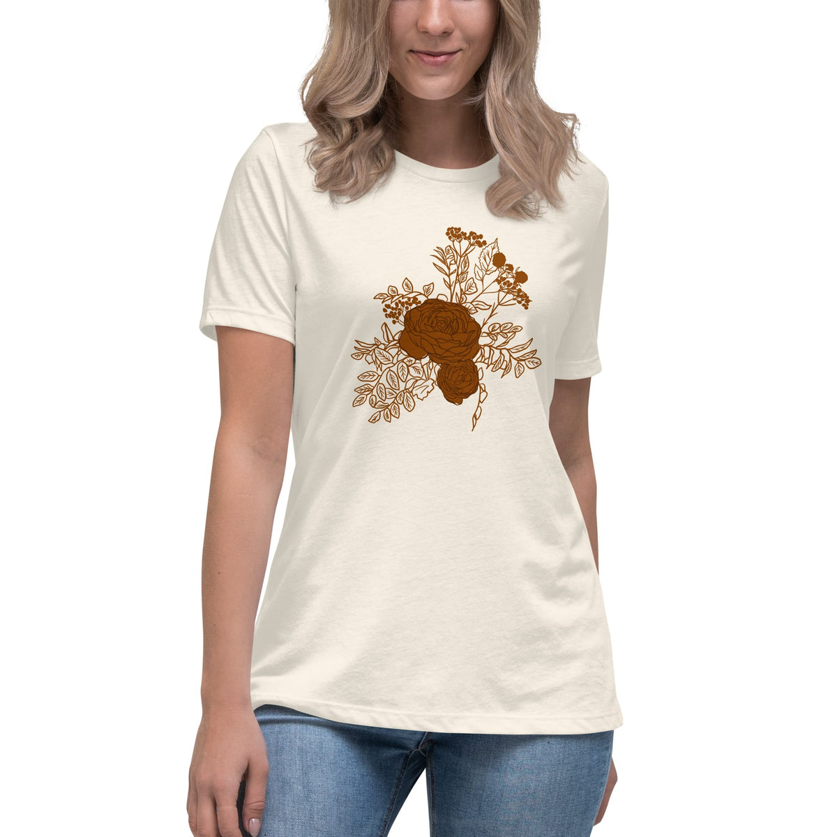 T-SHIRT Autumn Roses Women's Relaxed T-Shirt