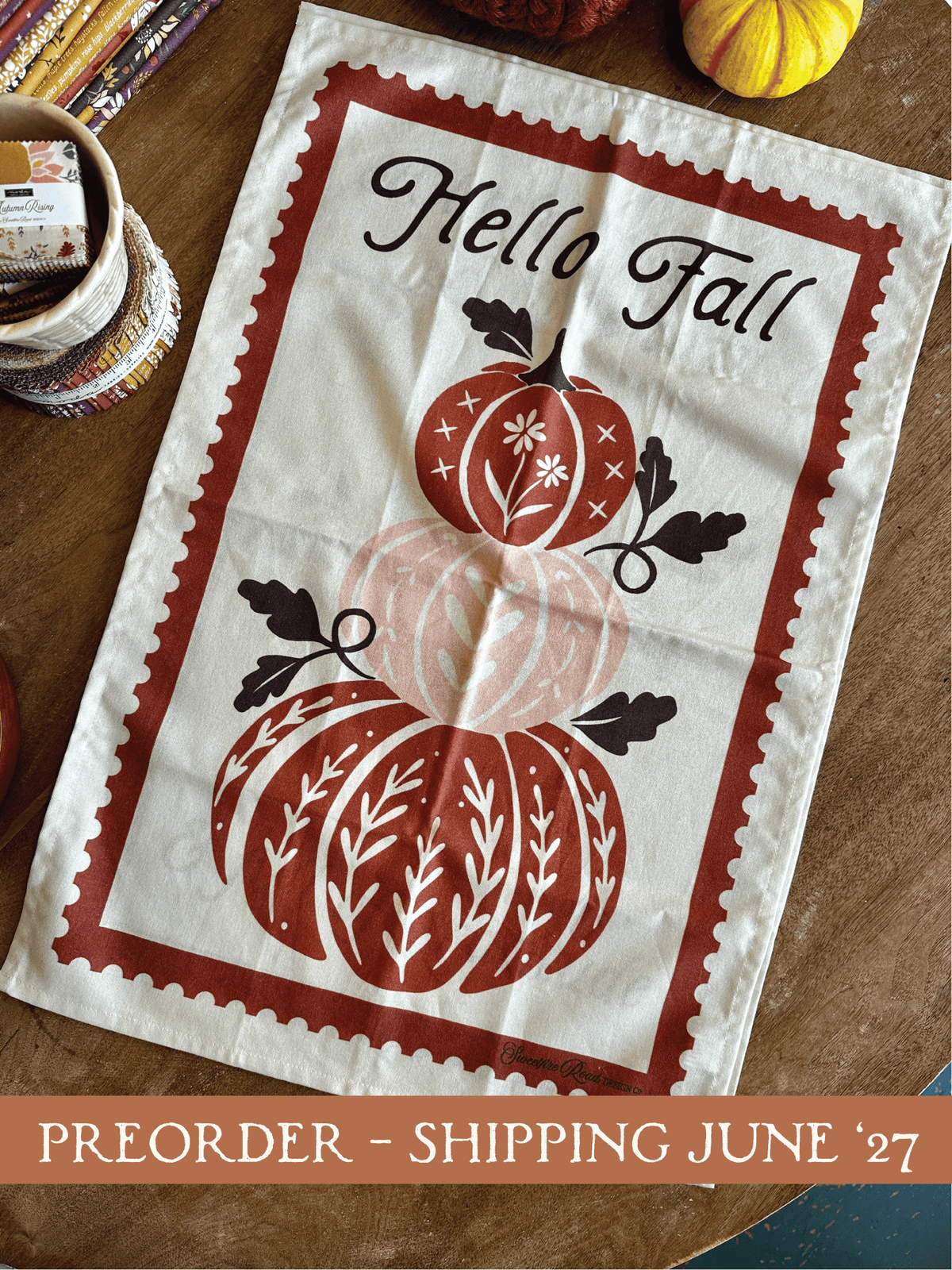 Tea Towels Autumn Rising Tea Towels - Set of 3 - PREORDER/June 2027 SHIP