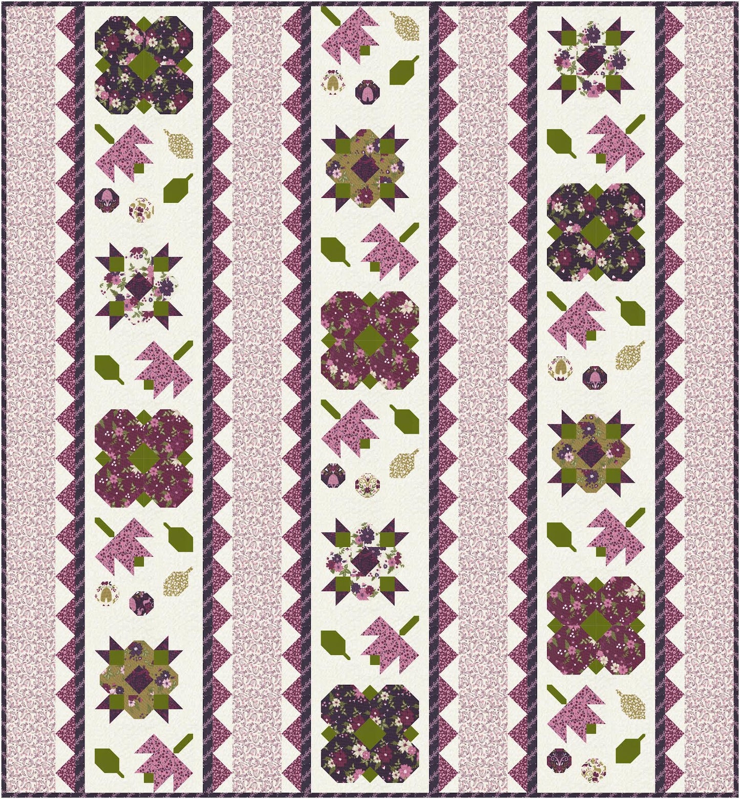 Wild Meadow "Gretel" Quilt Pattern (Downloadable PDF)