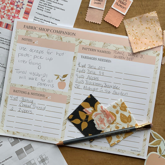 Fabric Shop Companion Notepad (In stock - order now!)