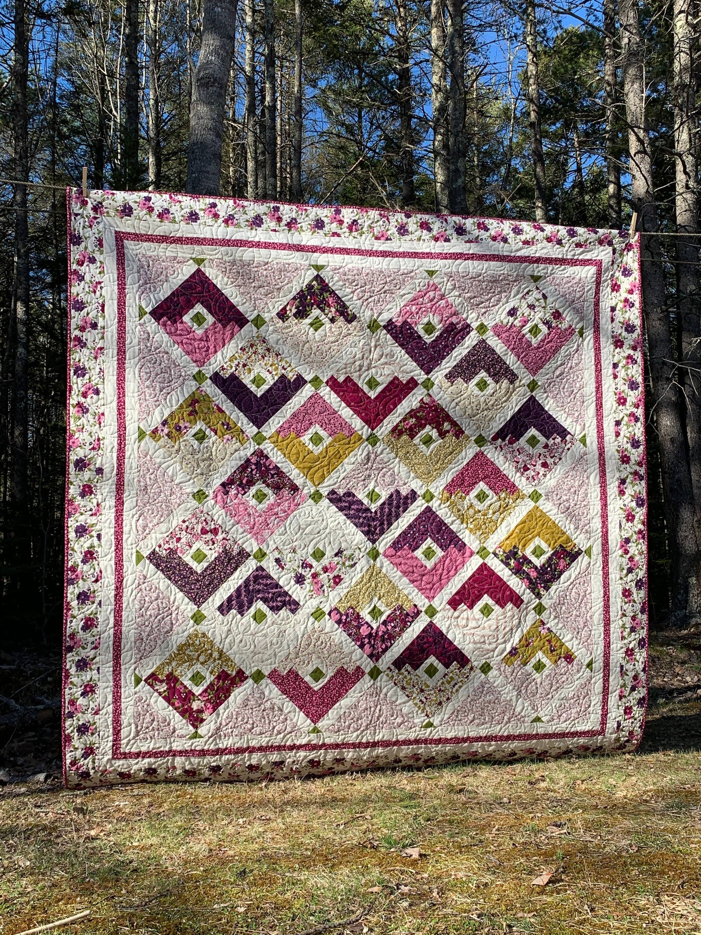 Moda Wild Meadow "Burrows" Quilt Pattern (DIGITAL DOWNLOAD)